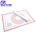 Silicone Baking Mat with Measurements Heat Resistant BPA Free Non Stick Pastry Mat for Rolling Dough Easy to Clean Silicone Mat